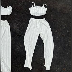 Bridal cropped pj set size medium